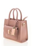 Dusty Rose Mini Satchel with Marble Charm